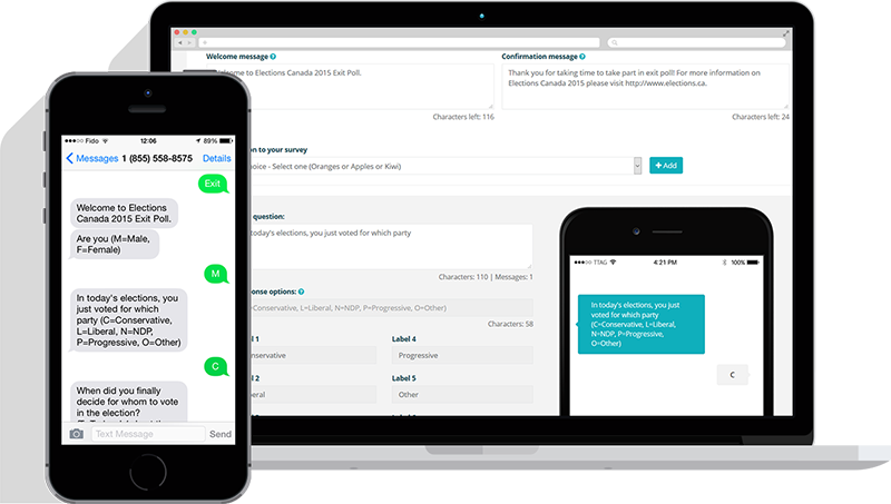 SMS Marketing Software and Mobile phone screenshot