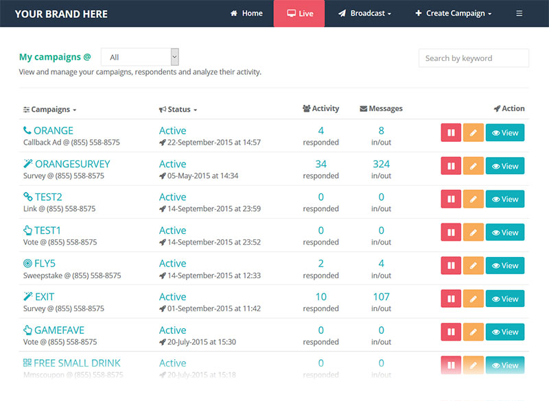 SMS Marketing Software screenshot